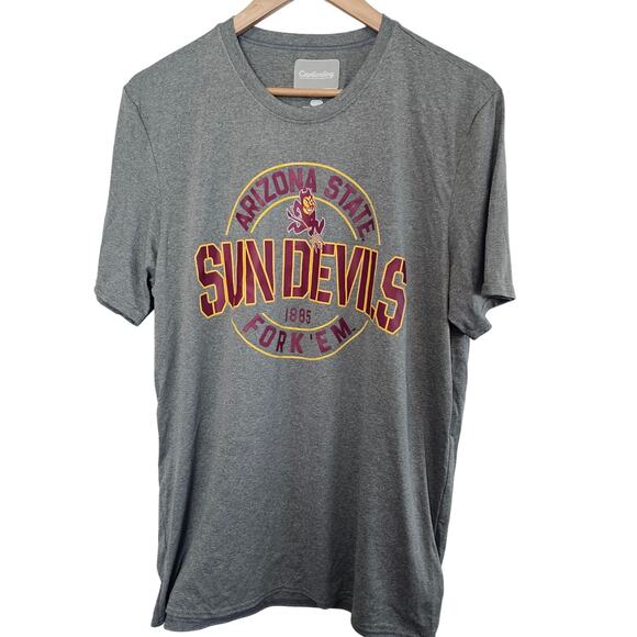 Arizona State University Sun Devils Shirt Mens Size Large ASU Fork 'Em College - Picture 1 of 7